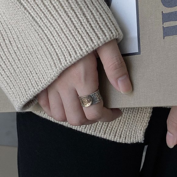 💕💕Last one Saint Faith Holy Words Rings - Picture 1 of 8